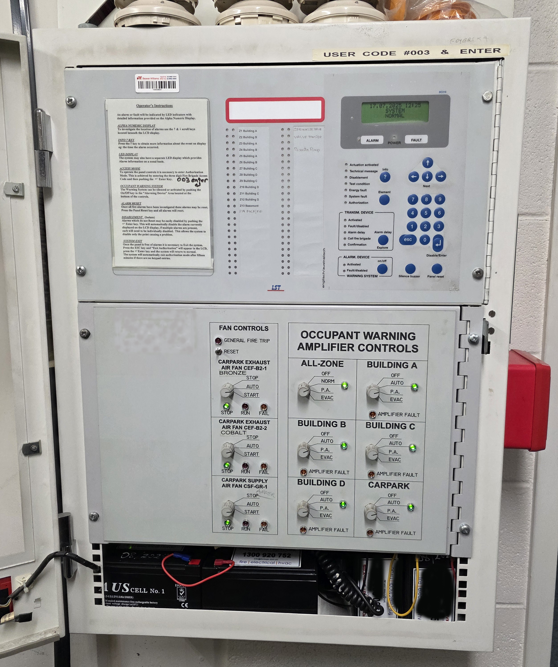 integration of legacy systems, including fire indication panels via low-level or high-level interface in Sydney and Melbourne Commercial Property buildings