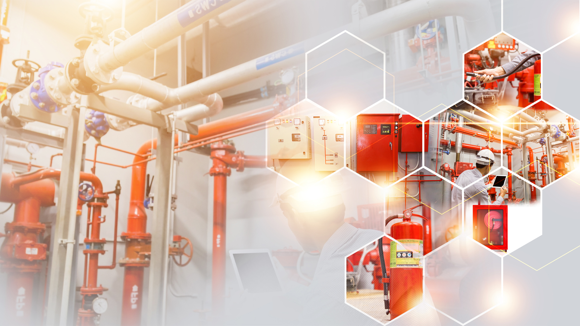 fire protection system sprinkler installation, and Hydrnat system including valves and perpherial equipment in Sydney Commercial Property Building