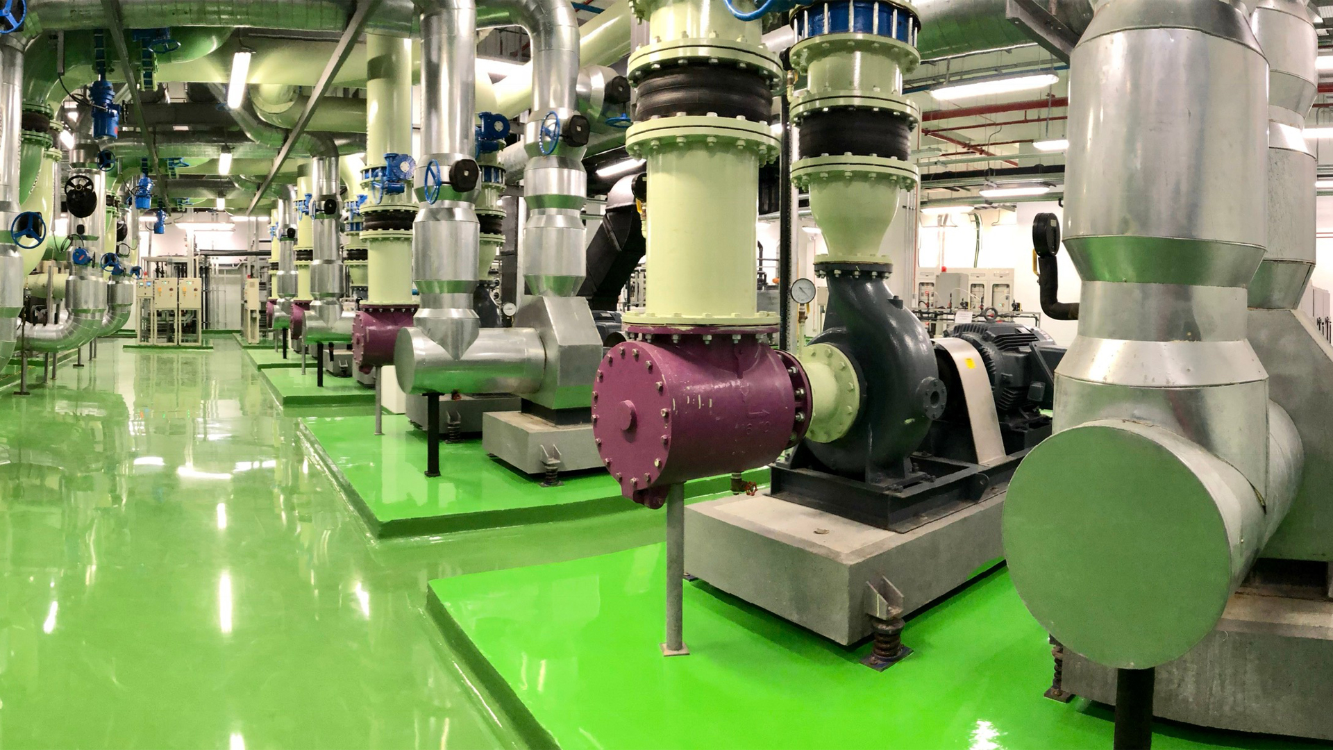 Commercial Property sydney main plant room for the HVAC