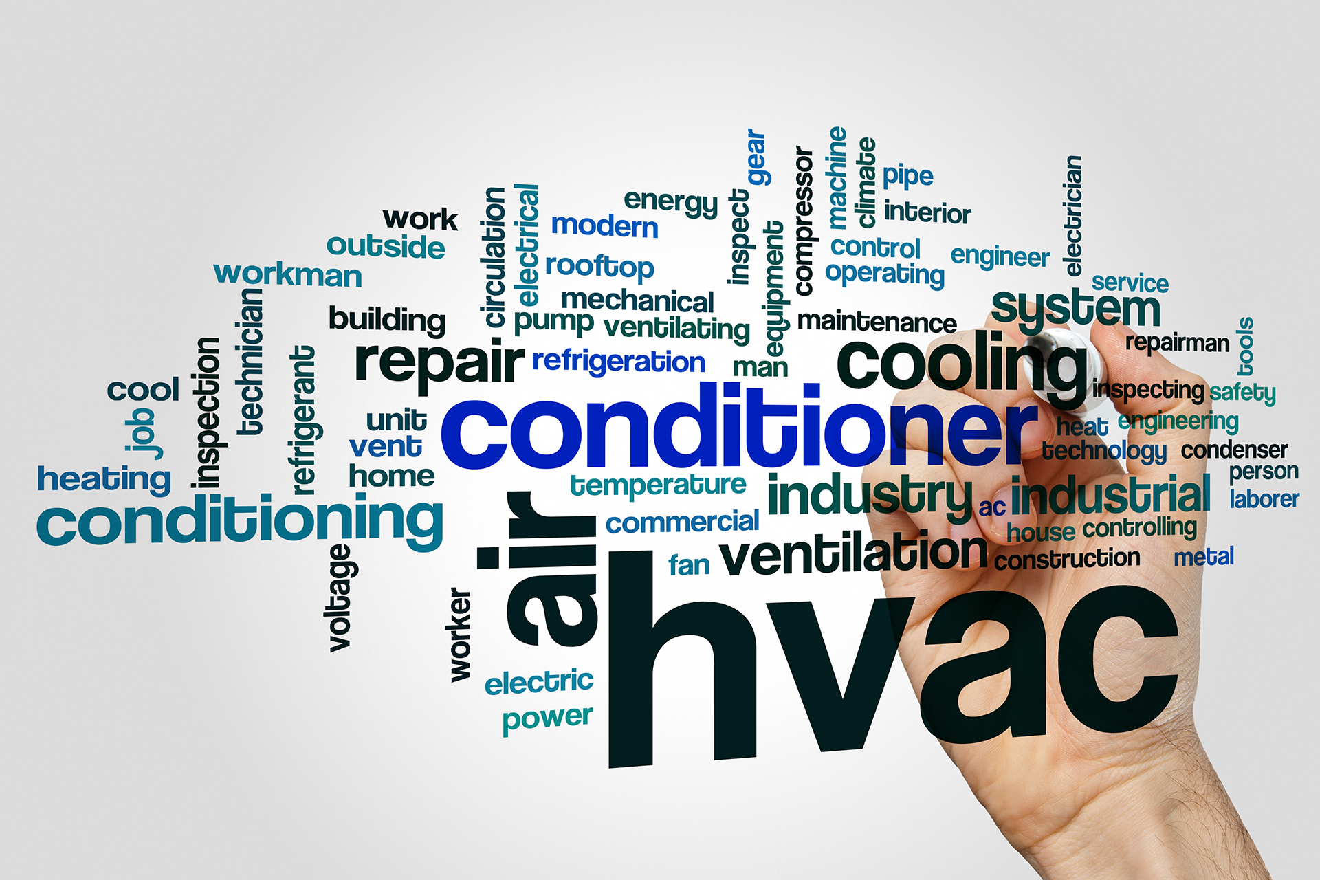 Structured HVAC Maintenance Property Maintenance  -  Words about HVAC in a funny picture