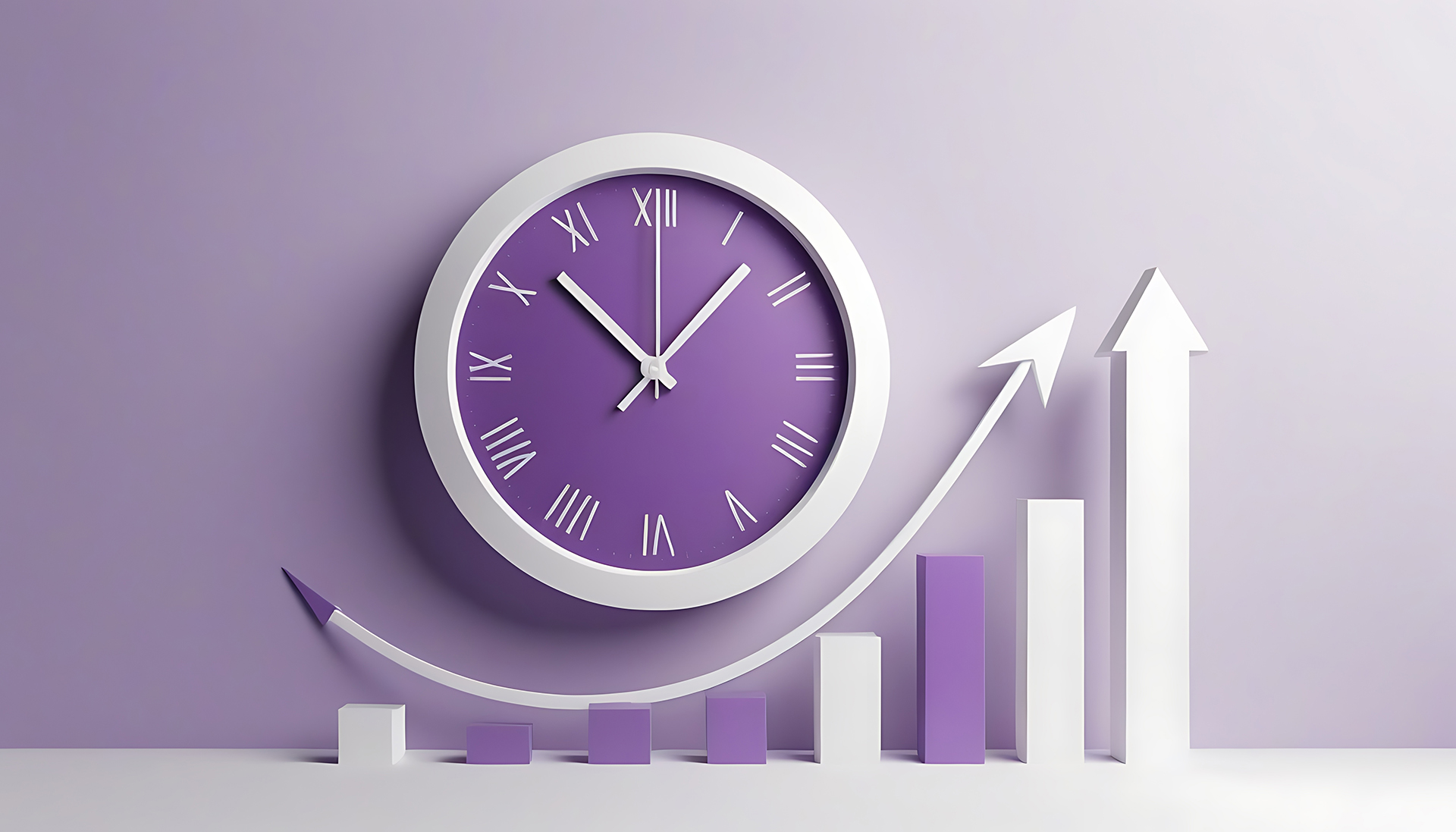 A modern contractor management dashboard displaying a large clock and real-time performance graph, symbolising scheduling, response times, contractor compliance, and workflow efficiency in commercial building operations. The image represents proactive contractor coordination, maintenance planning, KPI tracking, and time-based performance monitoring for facility management teams across Sydney, Melbourne, and Canberra. Clean corporate styling with digital analytics, operational reporting, and asset management themes suited to commercial property and facility management environments.
