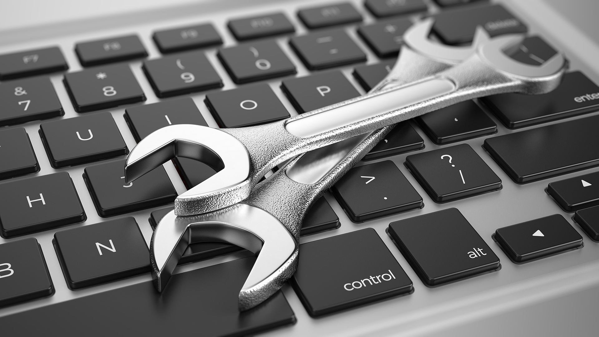 A conceptual image representing fixed asset management control within commercial buildings and facility operations. The image features a close-up of a computer keyboard with the “Control” key highlighted, symbolising oversight, governance, and strategic management of critical fixed assets such as HVAC systems, electrical infrastructure, Building Management Systems (BMS), lifts, pumps, and mechanical plant. The visual conveys themes of asset lifecycle planning, preventative maintenance, compliance management, data-driven decision making, and operational control for commercial properties across Sydney, Melbourne, and Canberra.