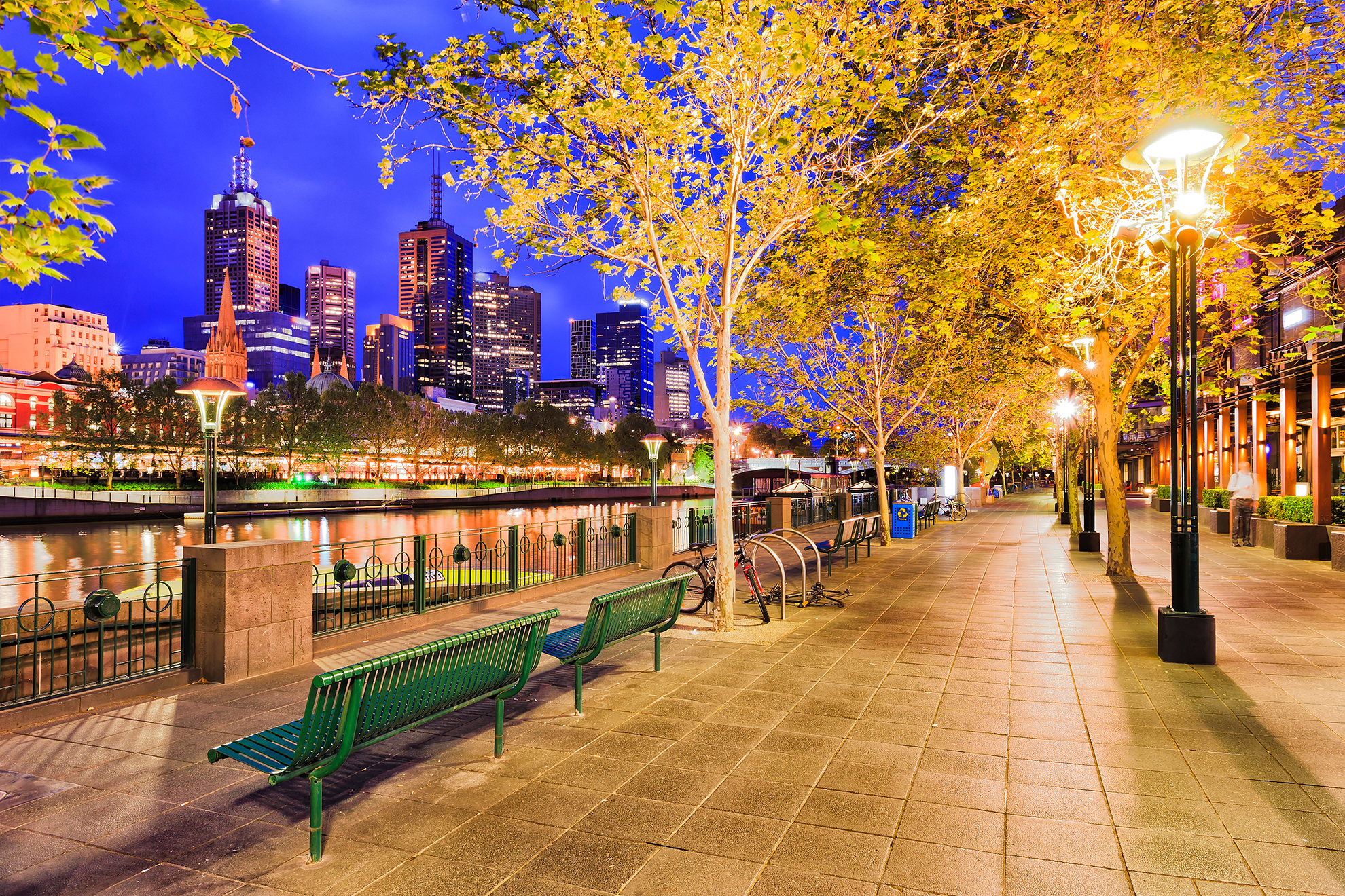 Melbourne along the Yarra