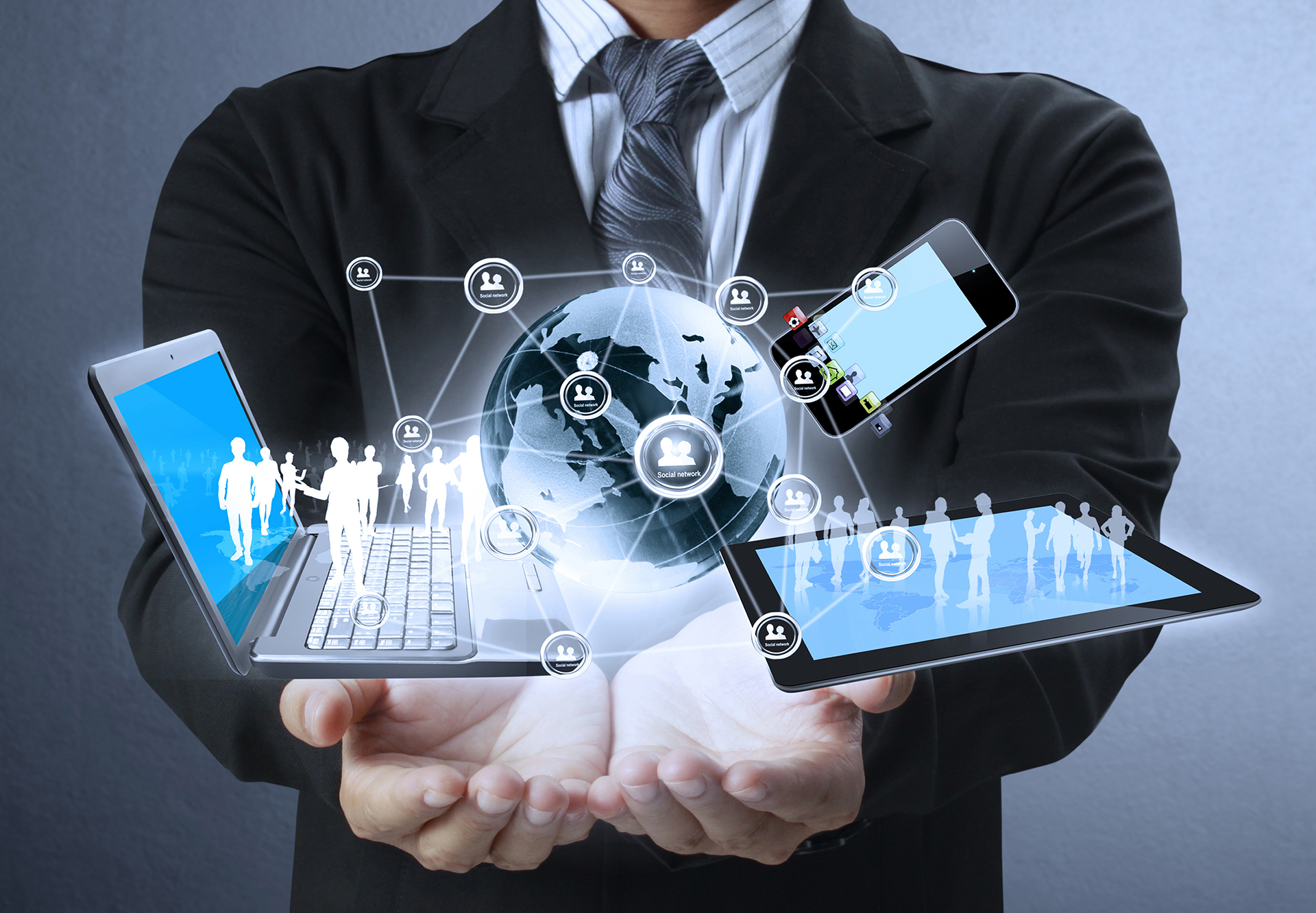 Digital technology representing connected HVAC systems, Building Management Systems and commercial building performance optimisation.